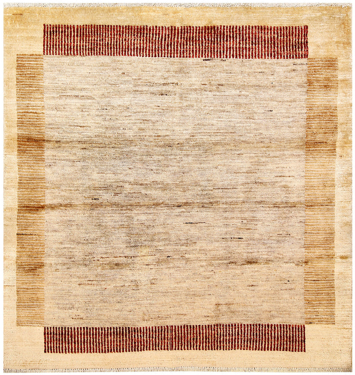 Multi Colored Gabbeh 5' x 5' 1 - No. 61100 - ALRUG Rug Store