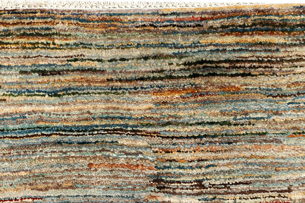 Multi Colored Gabbeh 4' 2 x 5' 10 - No. 61102 - ALRUG Rug Store