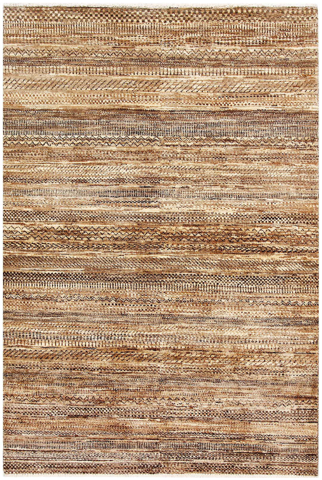 Tan Gabbeh 4' 2 x 6' 2 - No. 61105 - ALRUG Rug Store