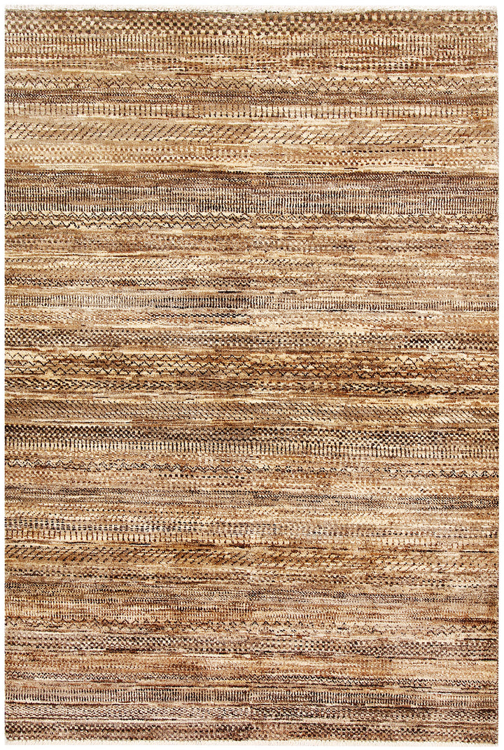 Tan Gabbeh 4' 2 x 6' 2 - No. 61105 - ALRUG Rug Store