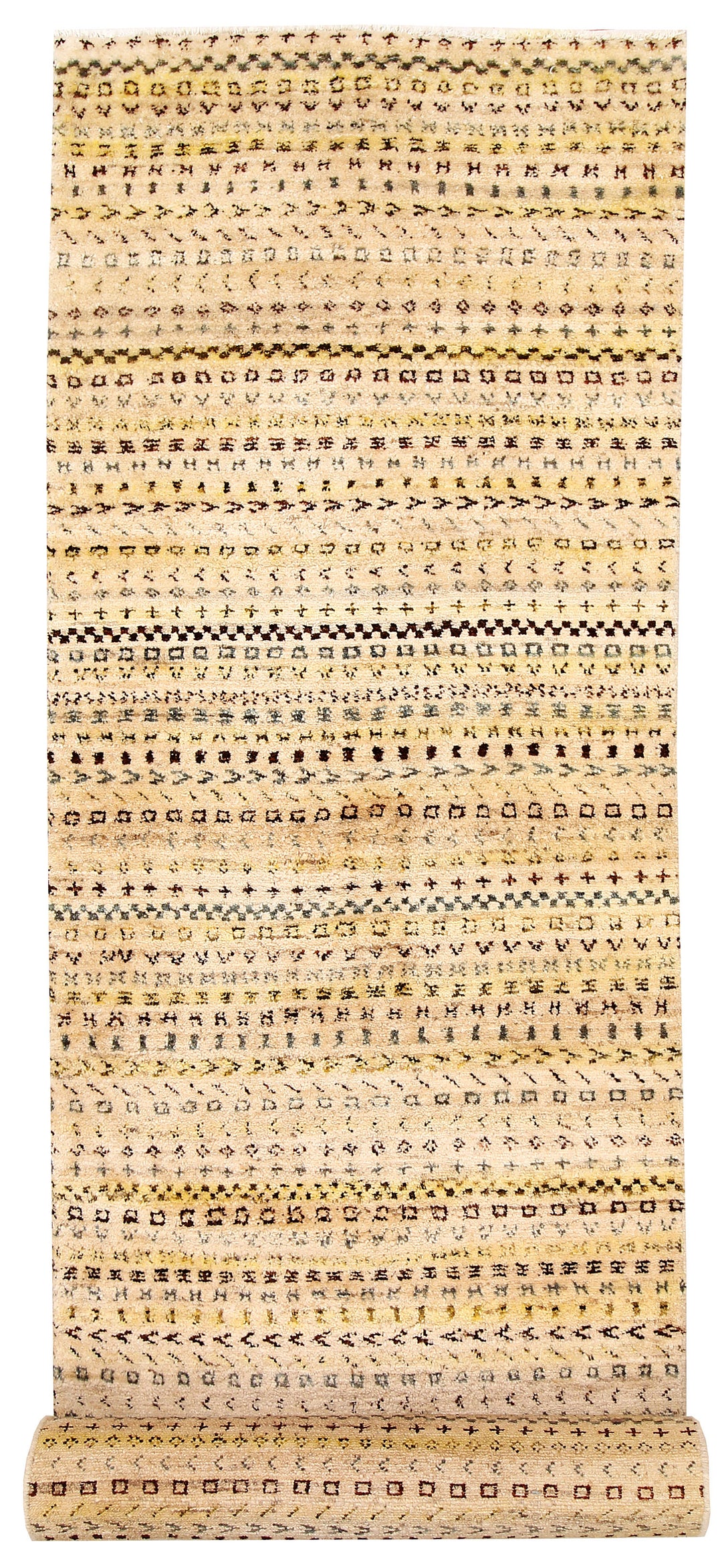 Bisque Gabbeh 2' 7 x 10' 1 - No. 61106 - ALRUG Rug Store