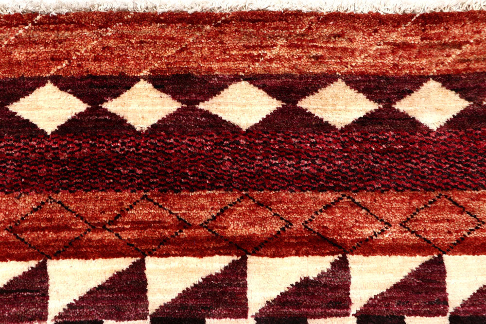 Multi Colored Gabbeh 2' 6 x 10' - No. 61107 - ALRUG Rug Store