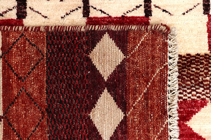 Multi Colored Gabbeh 2' 6 x 10' - No. 61107 - ALRUG Rug Store