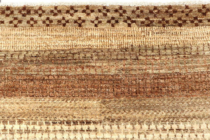Tan Gabbeh 4' 1 x 10' 2 - No. 61108 - ALRUG Rug Store