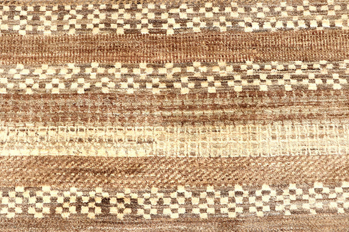 Tan Gabbeh 4' 1 x 10' 2 - No. 61108 - ALRUG Rug Store