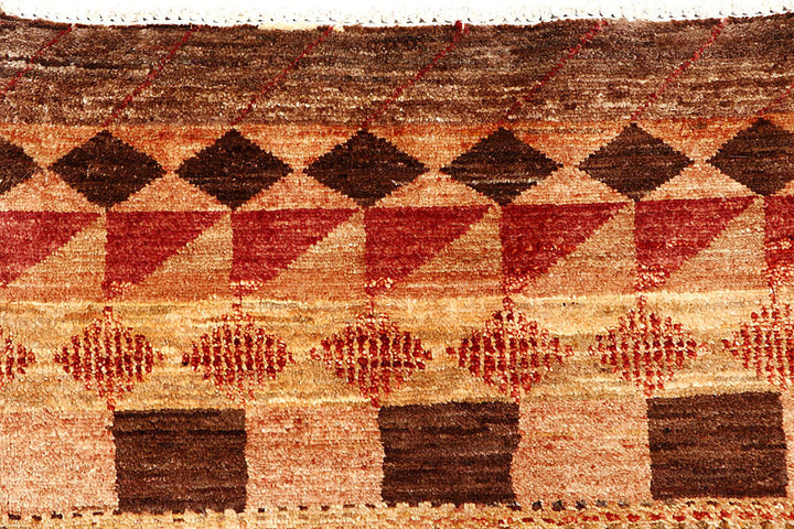 Multi Colored Gabbeh 3' 11 x 11' 10 - No. 61109 - ALRUG Rug Store