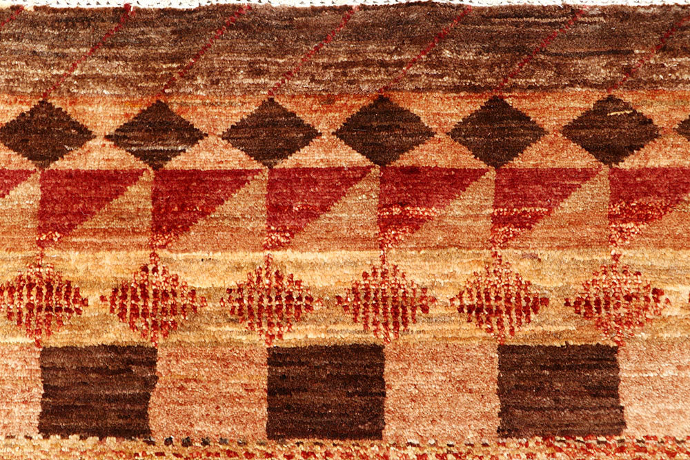 Multi Colored Gabbeh 3' 11 x 11' 10 - No. 61109 - ALRUG Rug Store