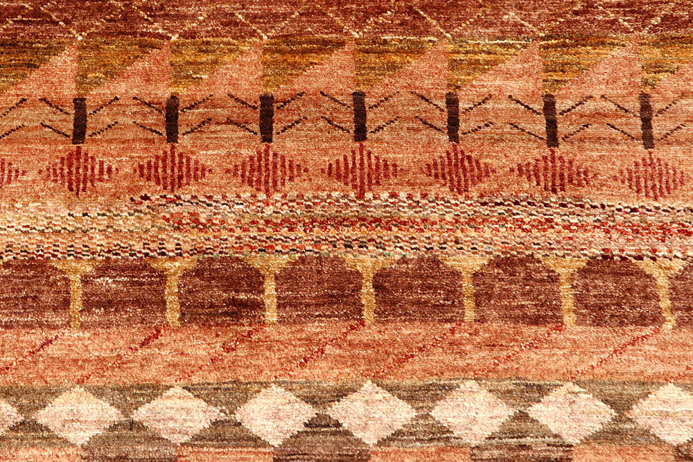 Multi Colored Gabbeh 3' 11 x 11' 10 - No. 61109 - ALRUG Rug Store
