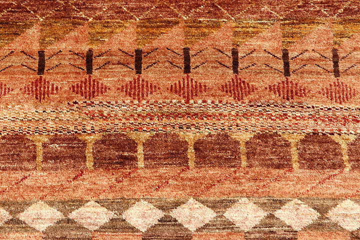Multi Colored Gabbeh 3' 11 x 11' 10 - No. 61109 - ALRUG Rug Store