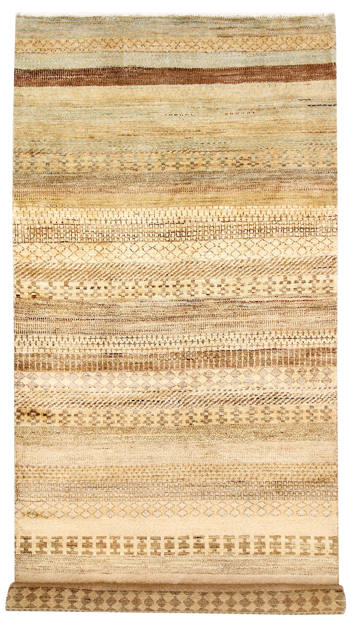 Multi Colored Gabbeh 4' 2 x 10' 2 - No. 61111 - ALRUG Rug Store