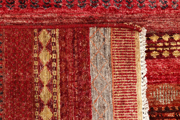 Multi Colored Gabbeh 4' x 12' 2 - No. 61112 - ALRUG Rug Store