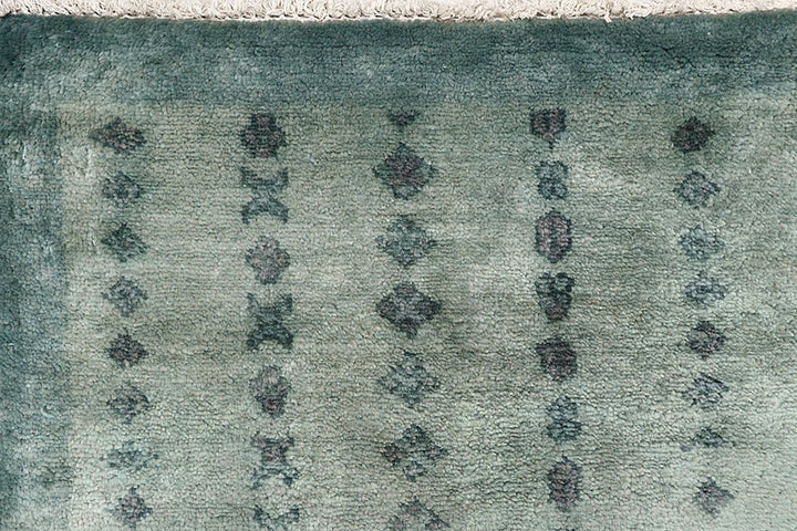Cadet Blue Gabbeh 4' 2 x 6' 1 - No. 61115 - ALRUG Rug Store