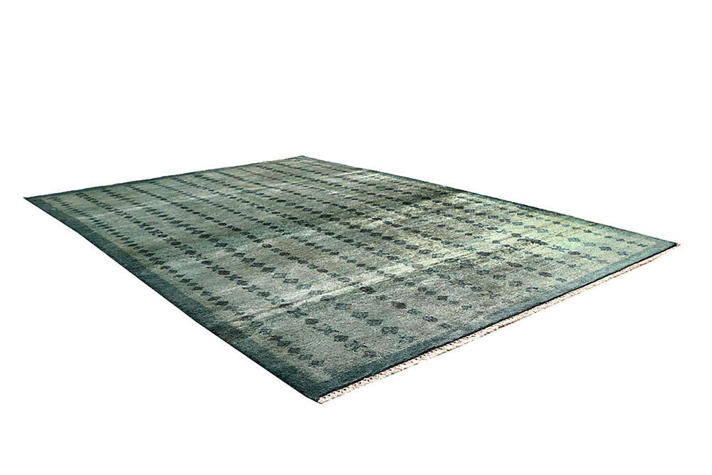 Cadet Blue Gabbeh 4' 2 x 6' 1 - No. 61115 - ALRUG Rug Store