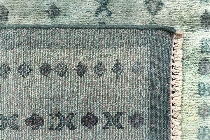 Cadet Blue Gabbeh 4' 2 x 6' 1 - No. 61115 - ALRUG Rug Store