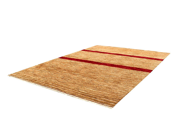 Wheat Gabbeh 4' 7 x 6' 2 - No. 61116 - ALRUG Rug Store