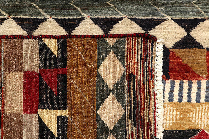 Multi Colored Gabbeh 4' x 6' 4 - No. 61121 - ALRUG Rug Store