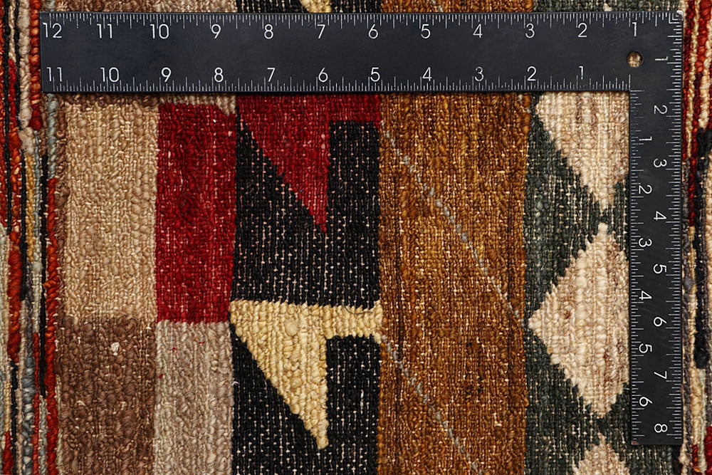 Multi Colored Gabbeh 4' x 6' 4 - No. 61121 - ALRUG Rug Store