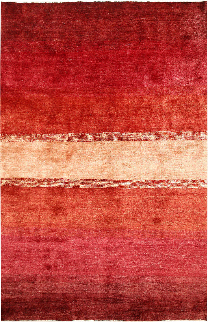Multi Colored Gabbeh 6' x 9' 3 - No. 61125 - ALRUG Rug Store