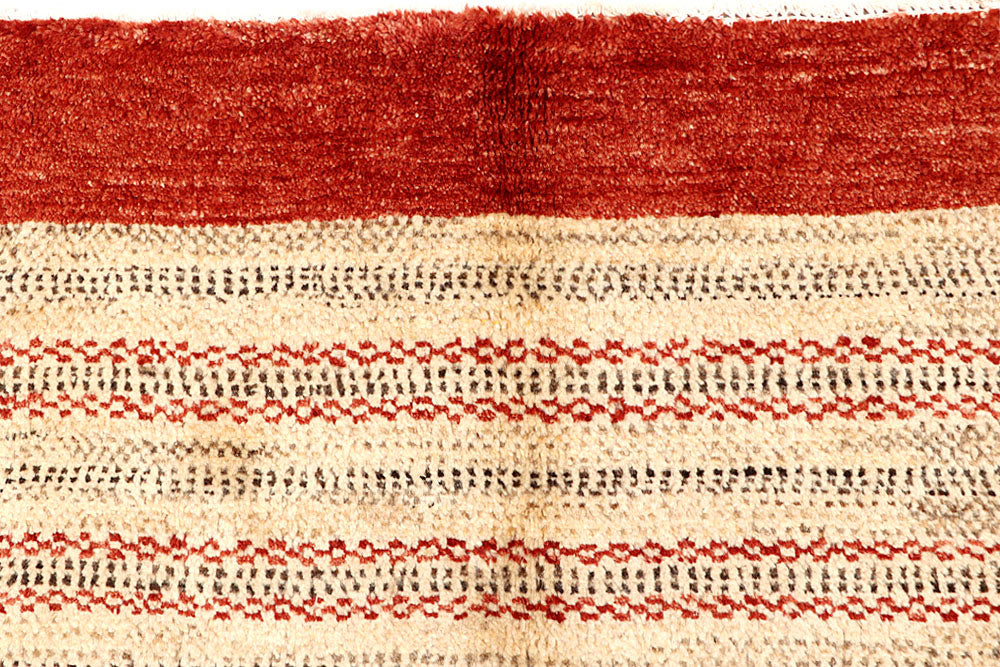 Bisque Gabbeh 5' 3 x 7' 9 - No. 61130 - ALRUG Rug Store