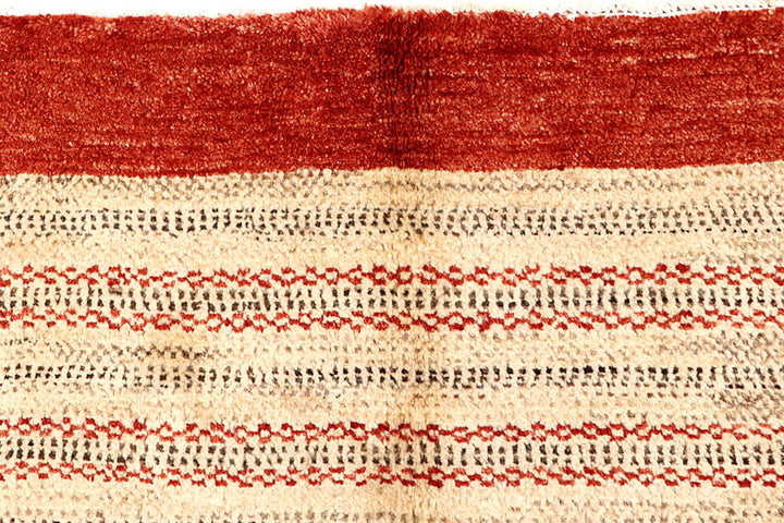 Bisque Gabbeh 5' 3 x 7' 9 - No. 61130 - ALRUG Rug Store