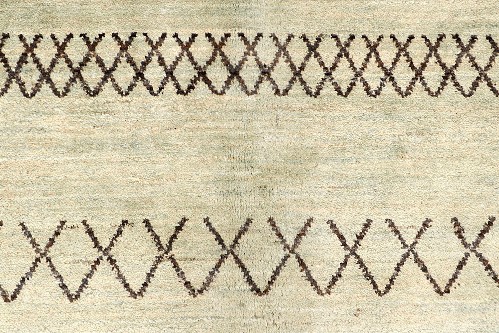 Beige Gabbeh 6' 7 x 10' - No. 61133 - ALRUG Rug Store