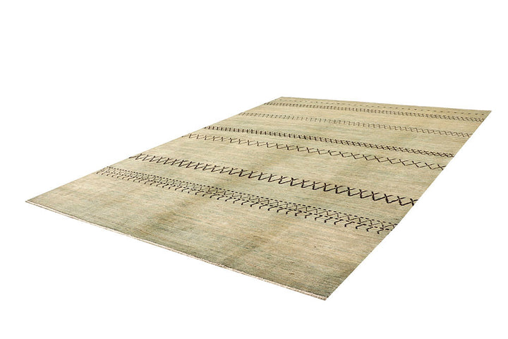 Beige Gabbeh 6' 7 x 10' - No. 61133 - ALRUG Rug Store