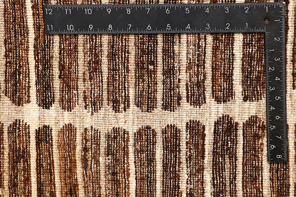 Saddle Brown Gabbeh 6' x 9' 6 - No. 61135 - ALRUG Rug Store