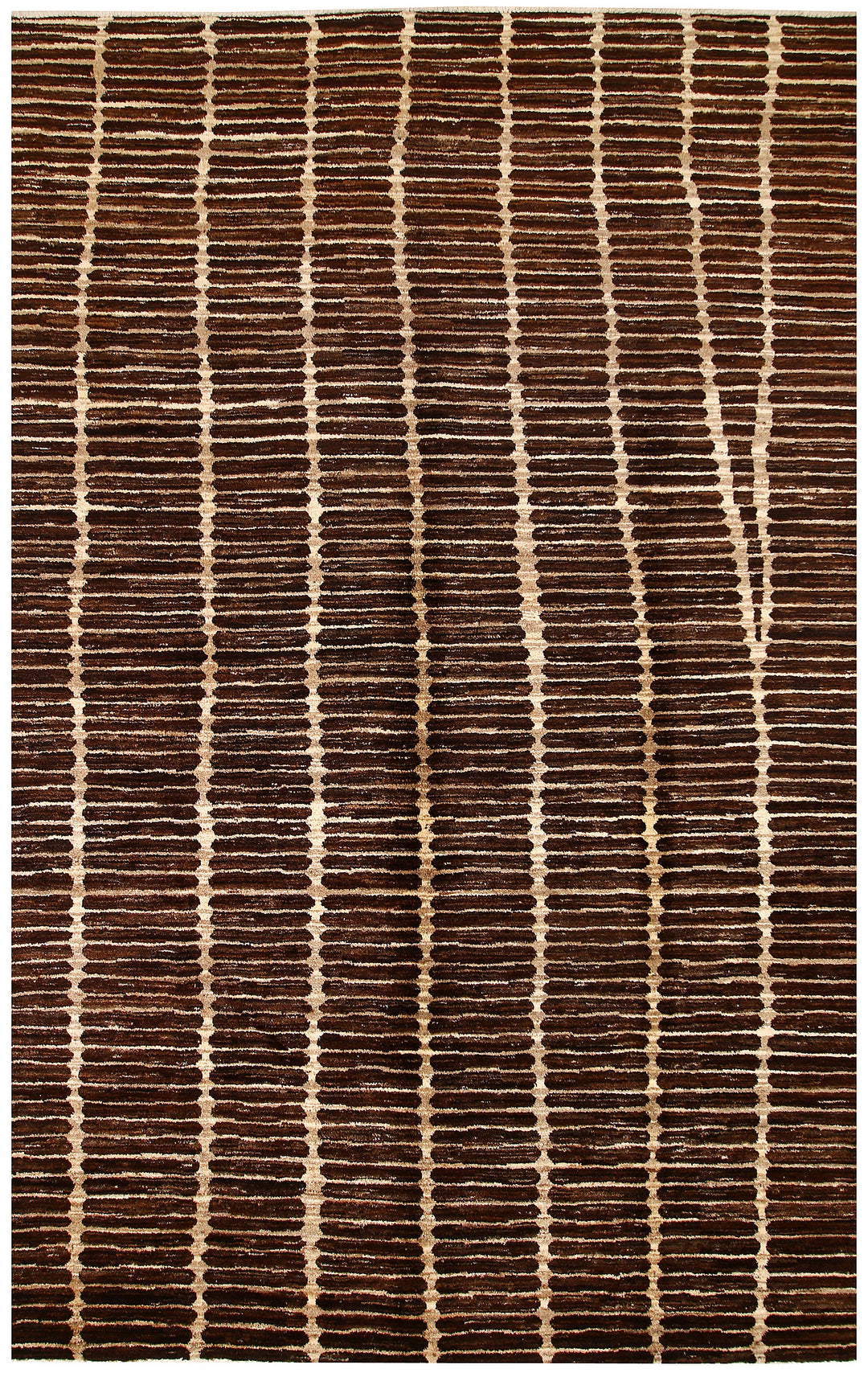 Saddle Brown Gabbeh 6' x 9' 6 - No. 61135 - ALRUG Rug Store