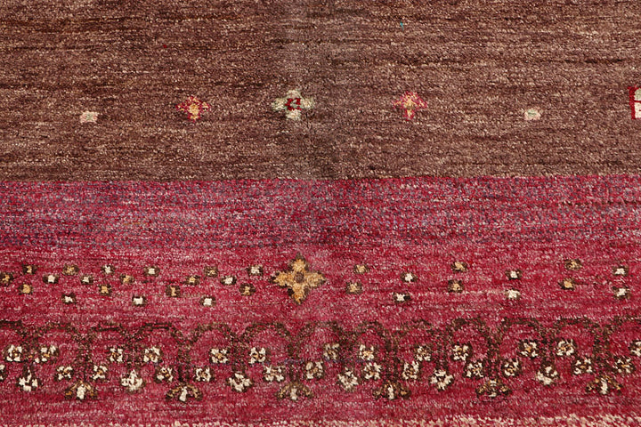 Multi Colored Gabbeh 6' 7 x 9' 6 - No. 61137 - ALRUG Rug Store