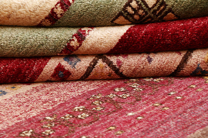 Multi Colored Gabbeh 6' 7 x 9' 6 - No. 61137 - ALRUG Rug Store