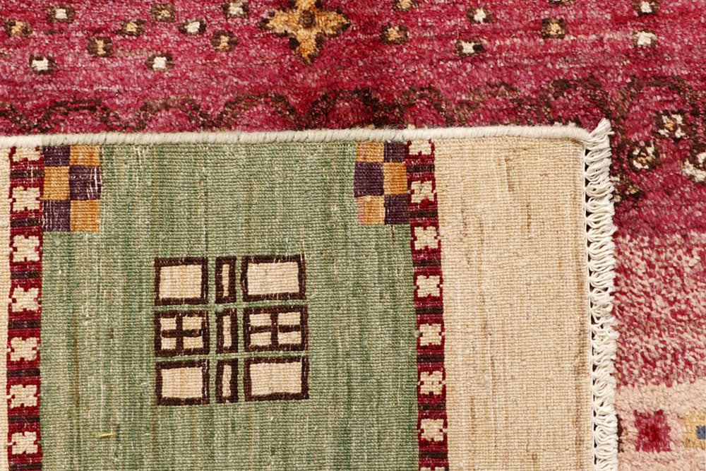 Multi Colored Gabbeh 6' 7 x 9' 6 - No. 61137 - ALRUG Rug Store