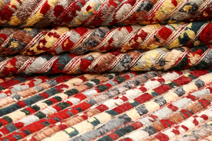 Multi Colored Gabbeh 5' 7 x 9' 1 - No. 61138 - ALRUG Rug Store