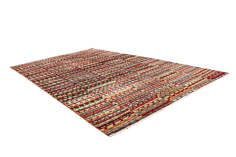 Multi Colored Gabbeh 5' 7 x 9' 1 - No. 61138 - ALRUG Rug Store