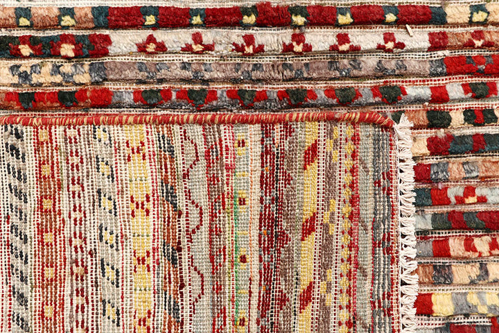 Multi Colored Gabbeh 5' 7 x 9' 1 - No. 61138 - ALRUG Rug Store