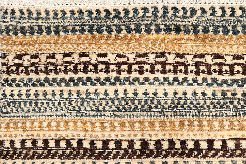 Multi Colored Gabbeh 5' 6 x 8' 2 - No. 61139 - ALRUG Rug Store