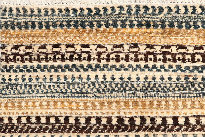 Multi Colored Gabbeh 5' 6 x 8' 2 - No. 61139 - ALRUG Rug Store