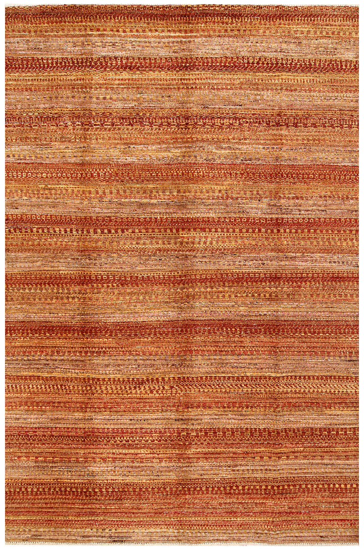 Multi Colored Gabbeh 6' x 8' 10 - No. 61140 - ALRUG Rug Store