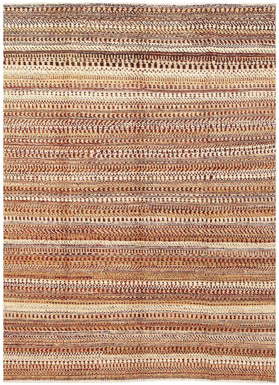 Multi Colored Gabbeh 5' 1 x 6' 11 - No. 61141 - ALRUG Rug Store