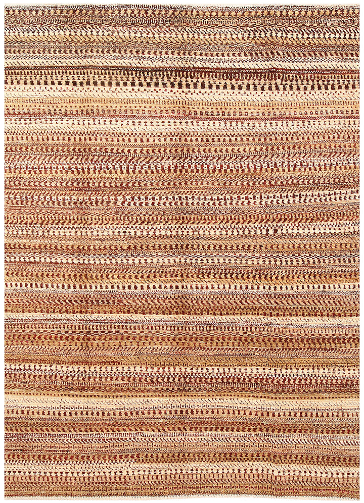 Multi Colored Gabbeh 5' 1 x 6' 11 - No. 61141 - ALRUG Rug Store