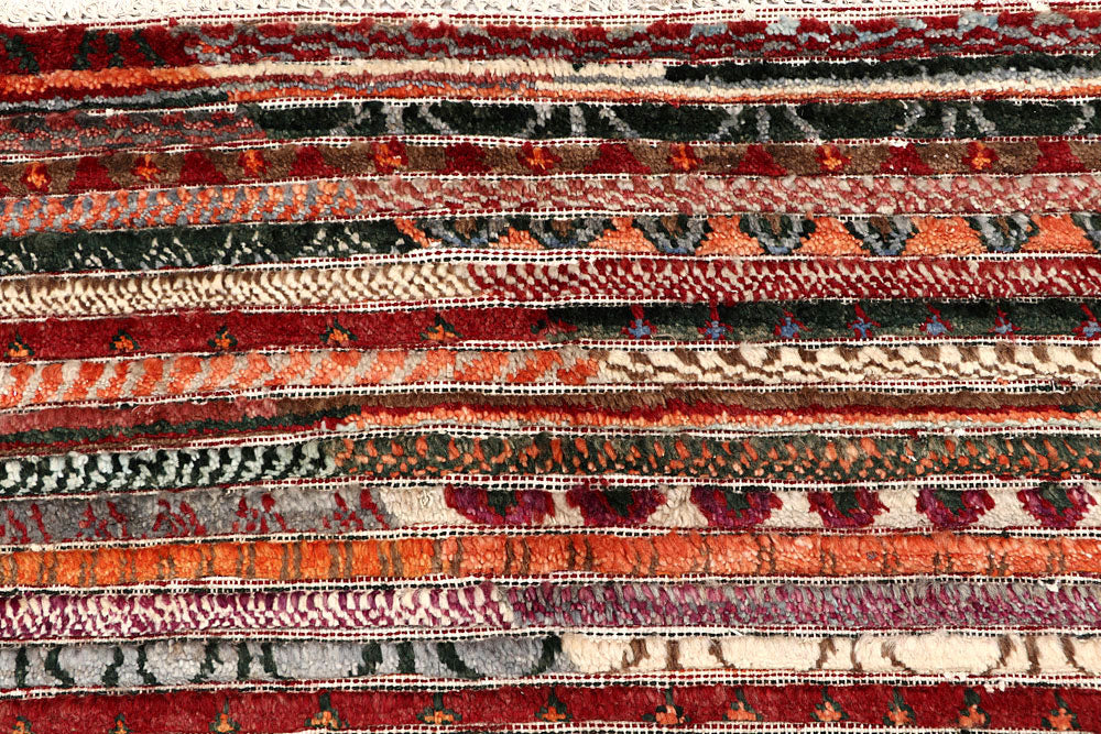 Multi Colored Gabbeh 5' 11 x 9' 2 - No. 61142 - ALRUG Rug Store