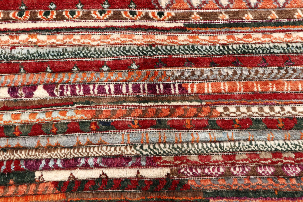 Multi Colored Gabbeh 5' 11 x 9' 2 - No. 61142 - ALRUG Rug Store