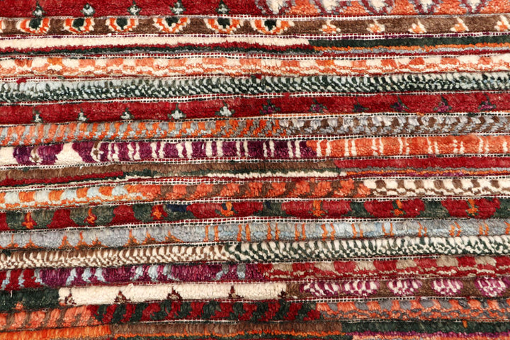 Multi Colored Gabbeh 5' 11 x 9' 2 - No. 61142 - ALRUG Rug Store