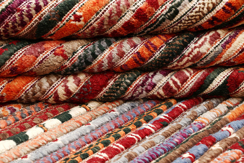 Multi Colored Gabbeh 5' 11 x 9' 2 - No. 61142 - ALRUG Rug Store