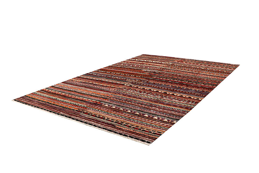 Multi Colored Gabbeh 5' 11 x 9' 2 - No. 61142 - ALRUG Rug Store