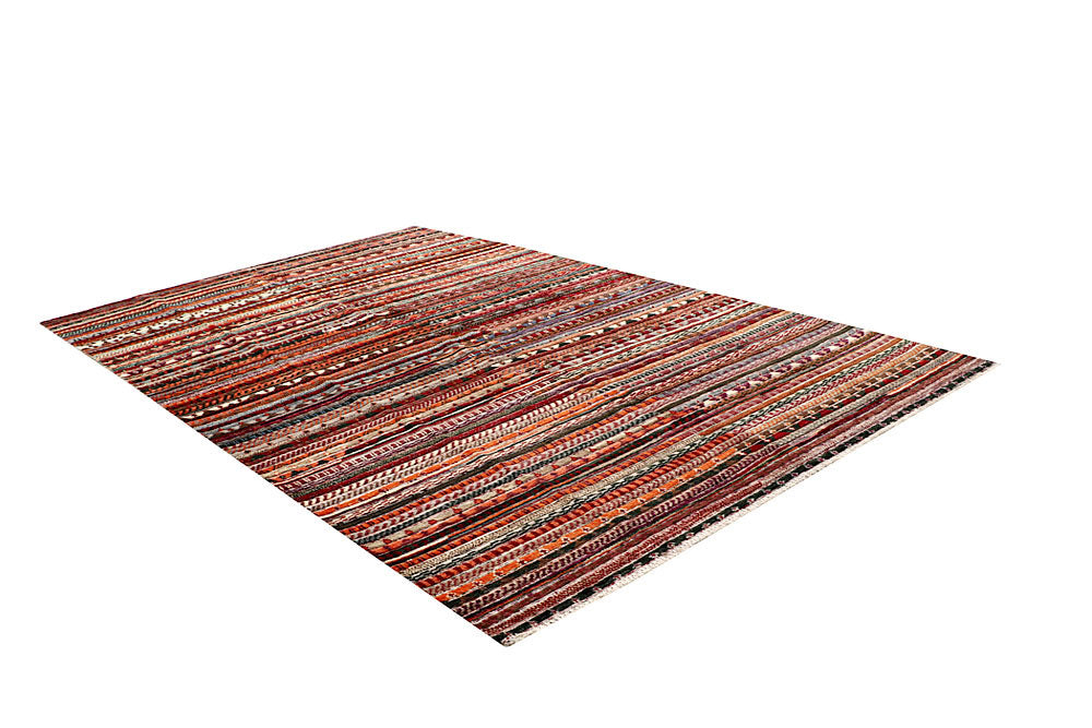 Multi Colored Gabbeh 5' 11 x 9' 2 - No. 61142 - ALRUG Rug Store
