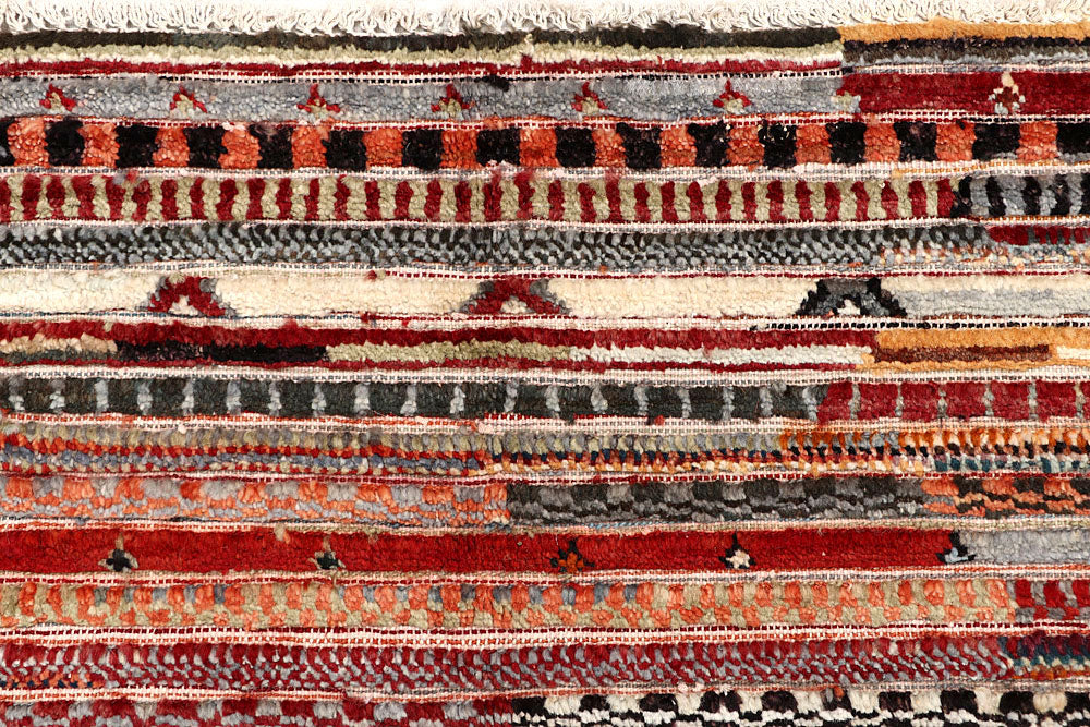 Multi Colored Gabbeh 5' 5 x 8' - No. 61143 - ALRUG Rug Store
