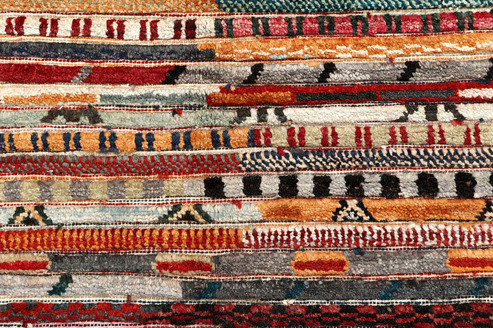 Multi Colored Gabbeh 5' 5 x 8' - No. 61143 - ALRUG Rug Store