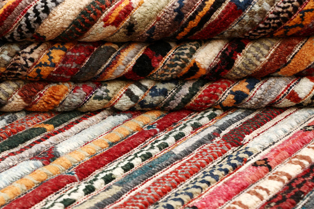 Multi Colored Gabbeh 5' 5 x 8' - No. 61143 - ALRUG Rug Store