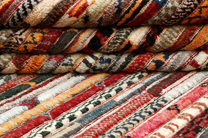 Multi Colored Gabbeh 5' 5 x 8' - No. 61143 - ALRUG Rug Store