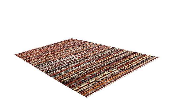 Multi Colored Gabbeh 5' 5 x 8' - No. 61143 - ALRUG Rug Store